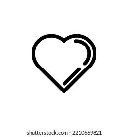 Love icon suitable for web, application or additional ornament for your project