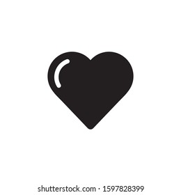 Love icon symbol. Hearth icon vector illustration