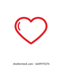 Icono De Amor En El Vector De Diseño A La Vez Eps 10