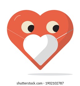 Love Icon Using Mask 