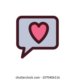 love icon vector