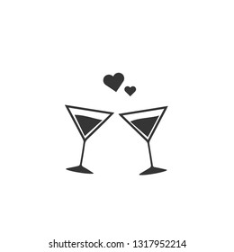 Love icon, vector