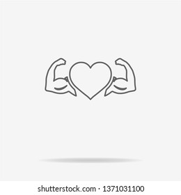 Love icon. Vector concept illustration for design.