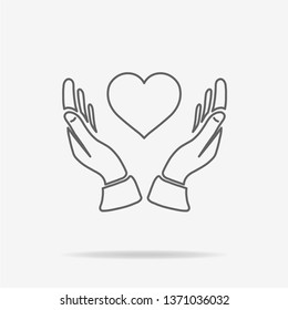 Love icon. Vector concept illustration for design.