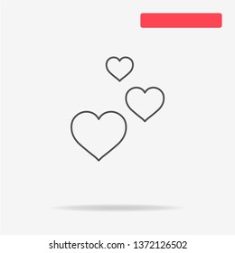 Love icon. Vector concept illustration for design.