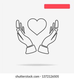 Love icon. Vector concept illustration for design.