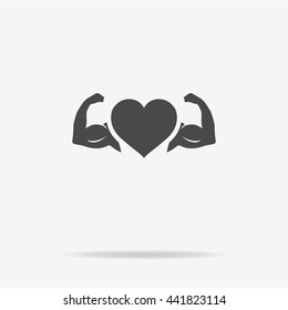 Love icon. Vector concept illustration for design.