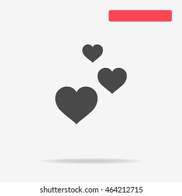 Love icon. Vector concept illustration for design.