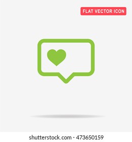 Love icon. Vector concept illustration for design.