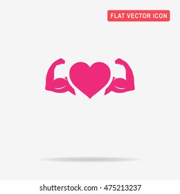 Love icon. Vector concept illustration for design.