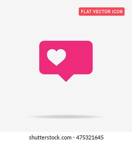 Love icon. Vector concept illustration for design.
