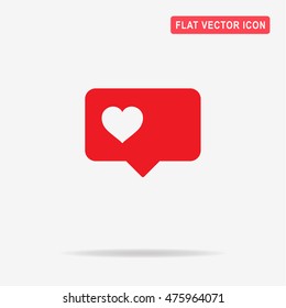 Love icon. Vector concept illustration for design.