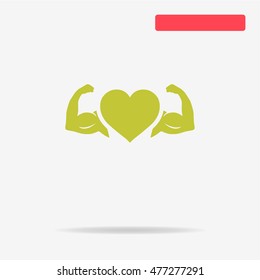 Love icon. Vector concept illustration for design.