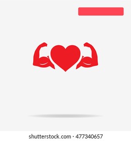 Love icon. Vector concept illustration for design.