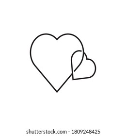 ilustración de diseño de vector de icono de amor