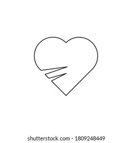 love icon vector design illustration
