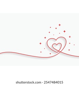 Love icon vector design illustration, Solid and outline vector hearts