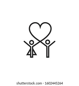 Love Icon Vector  Design Template