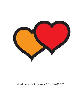 love icon vector design templates 