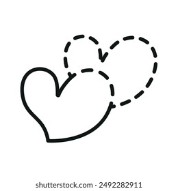 El amor icono de diseño de Vector Plantillas concepto simple y moderno
