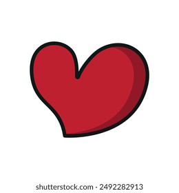 El amor icono de diseño de Vector Plantillas concepto simple y moderno