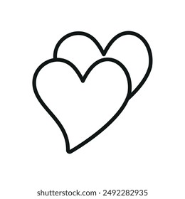 Love Icon Vektorgrafik Design Vorlagen Einfaches und modernes Konzept