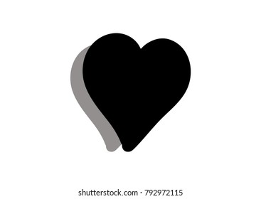 love icon vector doodle