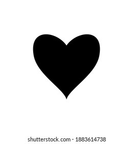 Love icon vector. Heart icon vector. Like icon vector
