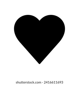 Love icon vector. Heart icon vector. Like icon vector.