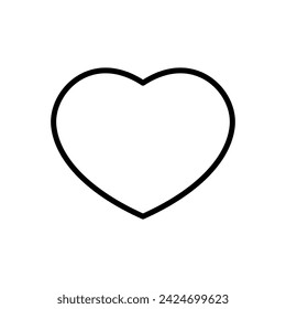 Icono de amor vector. Vector de icono de corazón. Como vector de icono.