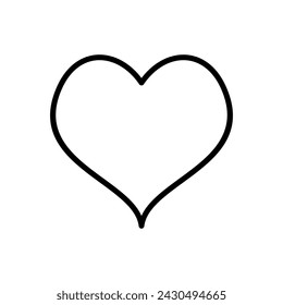 Love icon vector. Heart icon vector. Like icon vector.