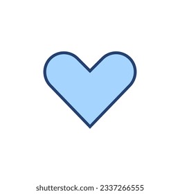 Love icon vector. Heart sign and symbol. Like icon vector.