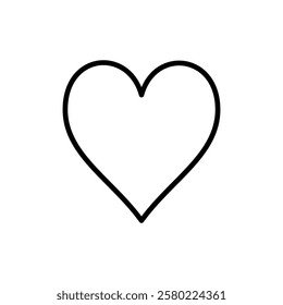 Love icon vector. Heart sign and symbol. Like icon vector.