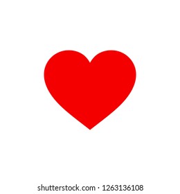 Love icon vector. Heart vector symbol