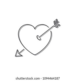 Love icon, vector illustration design. Neon logo collection.