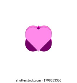 diseño de ilustración de vector de icono de amor