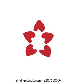 diseño de ilustración de vector de icono de amor