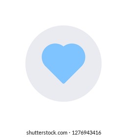 Love Icon Vector Illustration in Flat Style for Any Purpose