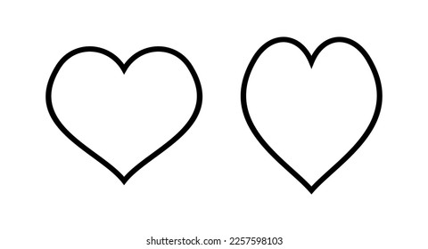 Love icon vector illustration. Heart sign and symbol. Like icon vector.