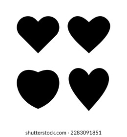 Love icon vector illustration. Heart sign and symbol. Like icon vector.