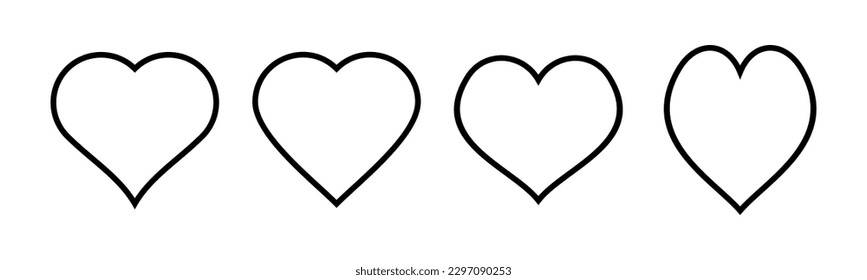 Love icon vector illustration. Heart sign and symbol. Like icon vector.