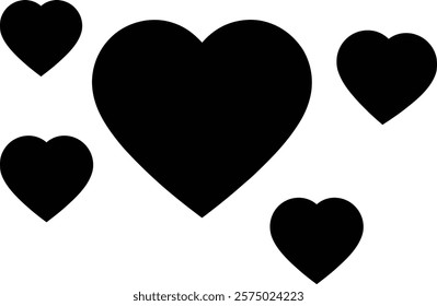 Love icon vector image. Valentine's day special love icon vector