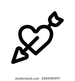 love icon. vector line icon for your website, mobile, presentation, and logo design.