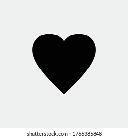 Ilustración del diseño del logotipo del vector del icono de amor