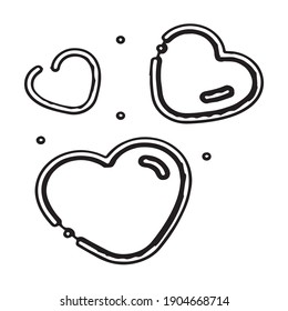 Love icon vector logo template