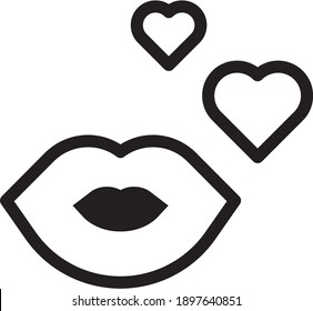 love icon vector on white background