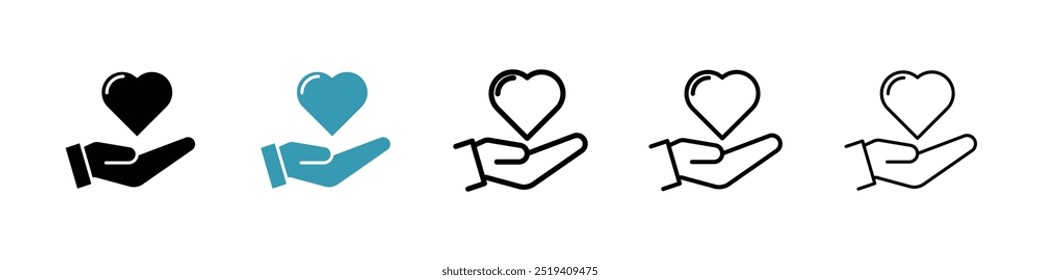 Love icon vector icon set. EPS 10