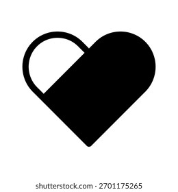 Ilustración de diseño de símbolo de Vector de icono de amor