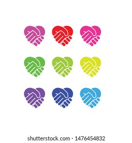 love icon vector symbol template