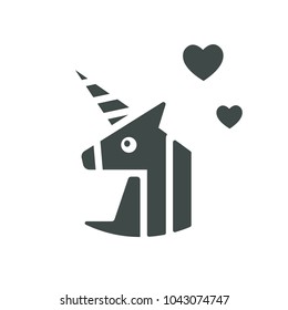 Love Icon Vector. Love symbol. Valentine's Day sign, Flat style for icon, graphic,web design, and logo template.